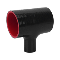 Tube en silicone en forme de T pour coupleur BOV adaptateur de soupape de soufflage Intercooler Turbo Kit 51-76mm tuyau T pièce en caoutchouc menuisier tuyau à 3 voies