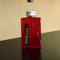 Bouteille carrée en PET transparent de 400 ml de qualité alimentaire pour boissons gazeuses avec couvercle, vente directe usine OEM