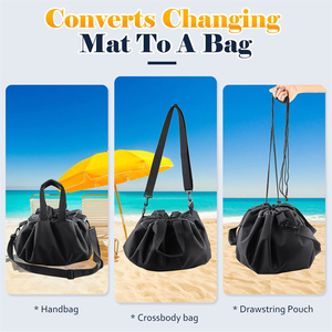 Portable <b>Large</b> Beach Dry Bag Waterproof Changing <b>Mats</b> Outdoor Wetsuit Change <b>Mat</b> with Shoulder and Handle Strap for Surfing - Product Image 4