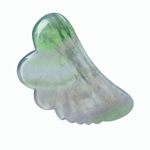 Tabla de gua sha de fluorita natural con forma de diente, herramienta de belleza, herramienta de gua sha - Product Image 1