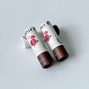 บรรจุภัณฑ์ลิปบาล์มและลิปสติกแบบหลอดกระดาษคราฟท์ทำมือ ออร์แกนิค 100% จากธรรมชาติ  รับทำโลโก้  ย่อยสลายได้ เป็นมิตรกับสิ่งแวดล้อม - Product Image 2