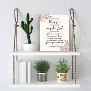 ป้ายไม้แขวนผนังข้อพระคัมภีร์สร้างแรงบันดาลใจ - ของขวัญทางศาสนาสำหรับตกแต่งผนังบ้าน - Product Image 3