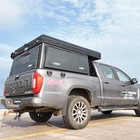 Coque de camping-car pour camionnette, camping-car pliable avec tente de toit pour le camping hors route et les aventures en plein air
