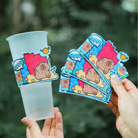 Gobelets à café jetables biodégradables écologiques à triple paroi ondulée avec logo personnalisé, couvercles et manchons pour café chaud et eau minérale