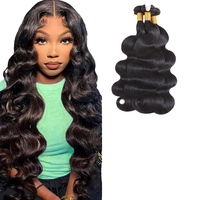 100% naturel meilleure qualité 9A Remy cheveux tissage Extension vierge brésilienne 4x4 dentelle fermeture perruque avec corps vague cheveux Bundle