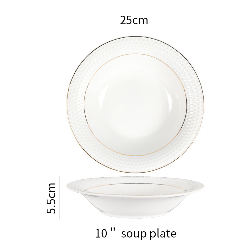 Assiette creuse de 10 pouces