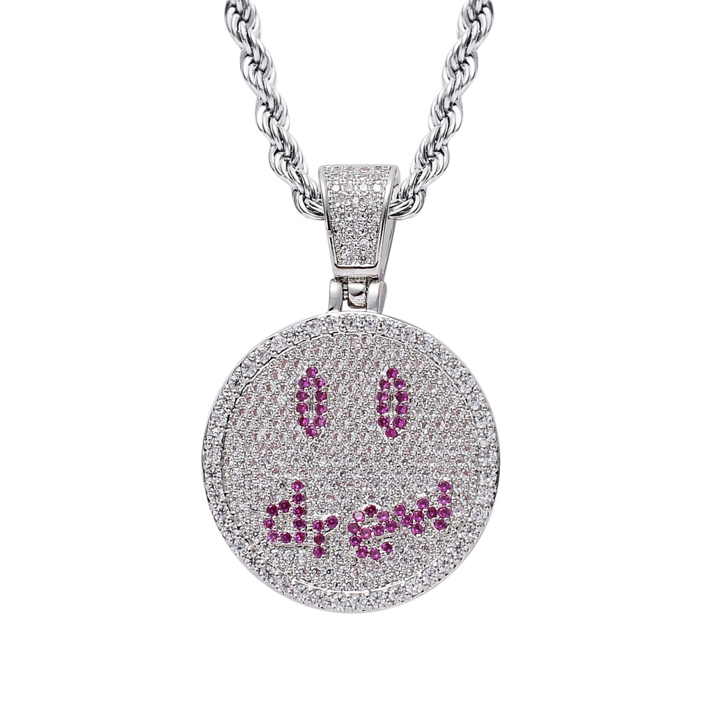 petite fille Argent (chaîne en corde de 3 mm x 24 pouces)
