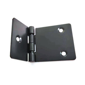 Charnière métallique Yihuaxing 40x30x1.5mm 115 degrés, finition noire mate, montage en surface, robuste et industrielle - Product Image 4