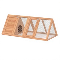 Cage pliable en bois et métal pour animaux de petite taille, niche pour animaux, poulailler, enclos pour lapins, enclos pour cailles, habitat extérieur et intérieur