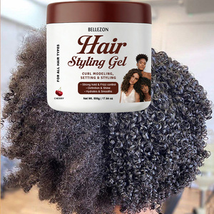 <span class=keywords><strong>Gel</strong></span> Coiffant Fixation Forte Cerise pour Cheveux 4C – Lisse les Bords, Définit les <span class=keywords><strong>Boucles</strong></span>, Sans Résidus, Brillance Intense - Product Image 1