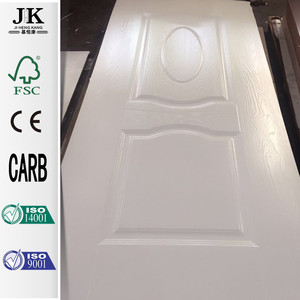 JHK-MN12 excellente porte en bois de mélamine de style étranger porte d'armoire coulissante en mélamine avec mélamine surface lisse deux panneaux - Product Image 2