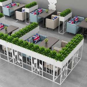 S299 grandes jardinières en fer boîtes à fleurs extérieures clôtures cloison encastrée écran clôture en fer - Product Image 6