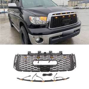 กระจังหน้ารถยนต์พร้อมไฟบาร์ ชุดแต่งกระจังหน้าพร้อมไฟ สำหรับ TOYOTA Tundra 2006-2013 อะไหล่ภายนอก - Product Image 1
