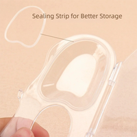 Palette de maquillage transparente pliable en plastique, couleur personnalisée, plateau de mélange pour le maquillage du visage, plateau de rangement multifonctionnel pour fond de teint liquide