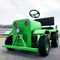 Mobil Wisata Pertanian QIQU 2 Kursi untuk Dewasa, Sewa Traktor Listrik Go Kart untuk Agritourism dan Kebun Binatang