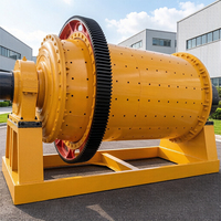 Broyeur à boulets Hongke robuste pour minerai d'or 20-90t/h, moteur AC, PLC, boîte de vitesses humide/sèche, roulement, traitement des minerais, construction