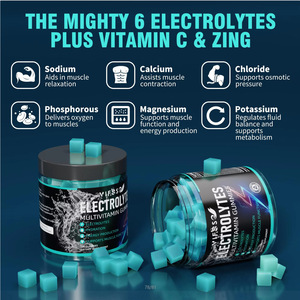 LUVVITA Gummies Multivitaminés Électrolytes Naturels Personnalisés en Gros Nutrition Sportive Sans Sucre Soutien Immunitaire Énergie - Product Image 3