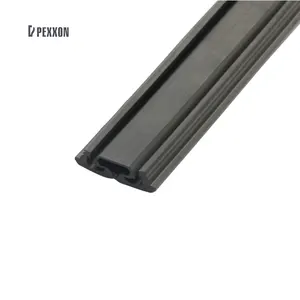 extrusion epdm silicone waterproof durable weather black bottom adhesive rubber sealing strip for aluminium doors and window