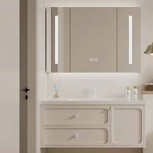 Muebles de Baño Individuales de Estilo Francés Ligero, Retro y Romántico, que Integran Moda y Clásicos - Product Image 3