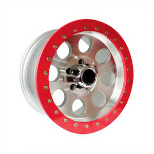 Jantes JUWA sur mesure 17x9 4x4 tout-terrain pour Wrangler, Beadlock, en T6-6061, robustes, à profil profond, avec bords profonds et capuchons flottants forgés - Product Image 2