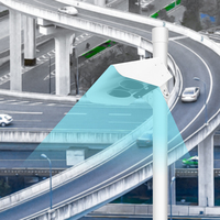 Système de surveillance météo intelligent pour ville RK500-55A, capteur multispectral infrarouge à principe de mesure, pour surveiller les conditions routières à distance, 2-15m