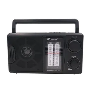 Nhà Cung Cấp Đông Quan Mason NOAA Thời Tiết Radio Tuyệt Vời Hiệu Suất Âm Thanh AM/FM/WB Đa Băng Tần Radio Di Động