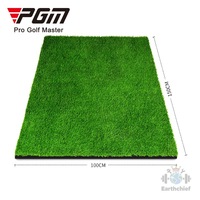 Tapis de golf PGM pour usage domestique, à gazon long et à fond en EVA haute élasticité, conçu pour la pratique du golf et le jeu sur le parcours