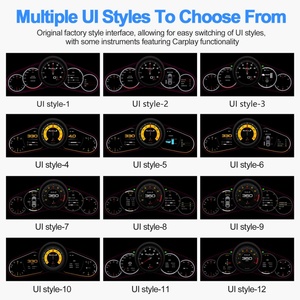 New 12.3" <b>Car</b> <b>Digital</b> Cluster Instrument Auto LCD Dashboard <b>Speedometer</b> Tachometer Ghost Screen <b>for</b> Porsche Cayenne 2011-2017 - Product Image 5