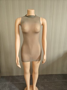 FF1481 Gonna a tubino attillata da donna, sexy, super elastica, trasparente, brillante, per discoteca, all'ingrosso - Product Image 6