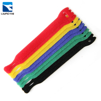 Attaches de câble auto-agrippantes par attaches de câble combinées multicolores Fixation des sangles de câble Sangles à crochets et à boucles réutilisables Gestion des fils