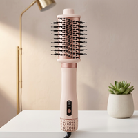 Brosse Soufflante Professionnelle à Air Chaud Haute Vitesse 110000 tr/min CE RoHS, Prise EU/UK - Sèche-Cheveux Brosse 1300W à Moteur Sans Balais pour Salon, Fabrication OEM