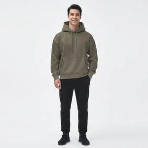Fabricant de sweat-shirts à impression puff, logo personnalisé, sweat-shirt vierge, sweat-shirts à capuche unis de haute qualité pour hommes - Product Image 1