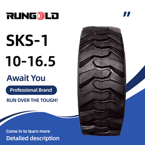 ยางรถตักล้อยางคุณภาพพรีเมียม 10-16.5 SKS-1 สำหรับงานหนักในอุตสาหกรรม - Product Image 1