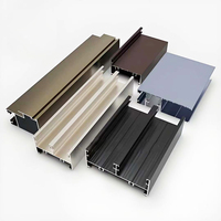 Profils d'extrusion en aluminium 6063-T5 de taille standard pour fenêtres et portes, matériaux de construction neufs très demandés au Bénin
