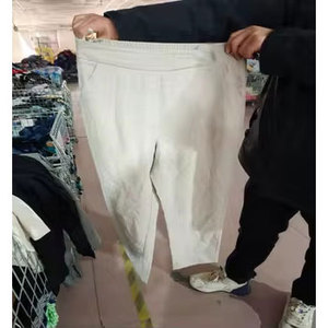 Pantaloni all'ingrosso da uomo, donna, unisex, casual, larghi, in <span class=keywords><strong>lino</strong></span>, per esterni, estivi, taglie miste, abbigliamento usato - Product Image 6