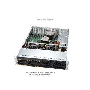 SuperServer SYS-621P-TR 2U Serveur Barebone pour Applications Intensives en Calcul, Socket LGA-4677, Processeur Intel Xeon de 5ème Génération - Product Image 2