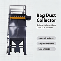Collecteur de poussière industriel à sacs, unité de filtration à impulsions pour le purge des silos de stockage de céréales et de ciment