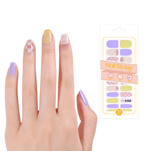 Nail Manicure Stickers Design Wraps Designer Logo Nail <strong>Strips</strong> - Product Image 1