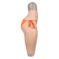Fesses artificielles en silicone réalistes pour les transgenres et les travestis avec insert vaginal 100% imperméable 2,01 kg OEM