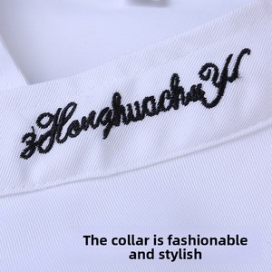 Hợp Thời Trang Người Đàn Ông Của Trung Quốc Phong Cách Nhà Bếp Đầu Bếp Đồng Phục Tùy Chỉnh Ngắn Tay Áo Mùa Hè Workwear Mỏng Tạp dề Thoáng Khí Khách Sạn Nấu Ăn - Product Image 4