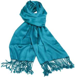 Adult Women's Spring Season 100% Viscose Satin <b>Pashmina</b> <b>Shawls</b> & Traditional Scarves-Customizable Departmental Accessories - Product Image 2