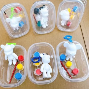 Mini Set de Juguete de Oso Fluido DIY con Pintura y Pincel para Niños, Juego Creativo de 7 a 14 Años, Kit de Manualidades con Diseño de Animales - Product Image 3