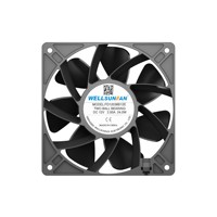 Ventilateur axial de refroidissement WellSunFan EC 110V-220V 120x120x38mm avec moteur 100% cuivre et roulement à billes pour le refroidissement des boîtiers d'ordinateur