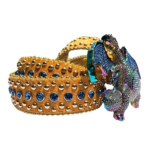 2023 nouvelle tendance <span class=keywords><strong>diamant</strong></span> <span class=keywords><strong>boucle</strong></span> de ceinture Streetwear brillant Bling cristal <span class=keywords><strong>boucle</strong></span> <span class=keywords><strong>en</strong></span> métal avec strass - Product Image 2
