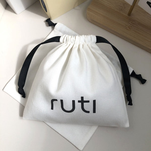 Sac à cordon en sergé de coton personnalisé, petit sac de luxe en sergé de coton, sachet de lavande pour bijoux, pochette d'emballage pour bijoux - Product Image 4