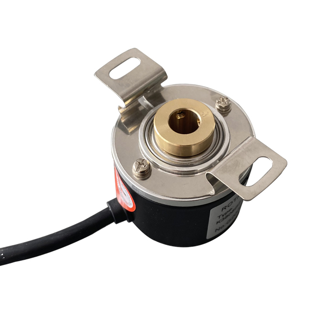 Hot sale K38 optical incremental encoder 1024ppr rotary encoder 8mm hollow shaft line driver