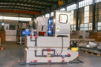 Équipement de déshydratation des boues, installation de dosage automatique avec technologie de dissolution haute efficacité