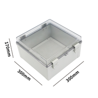 Boîtier extérieur de boîte de jonction électronique en plastique ABS étanche IP66 personnalisé avec une durabilité et une protection élevées