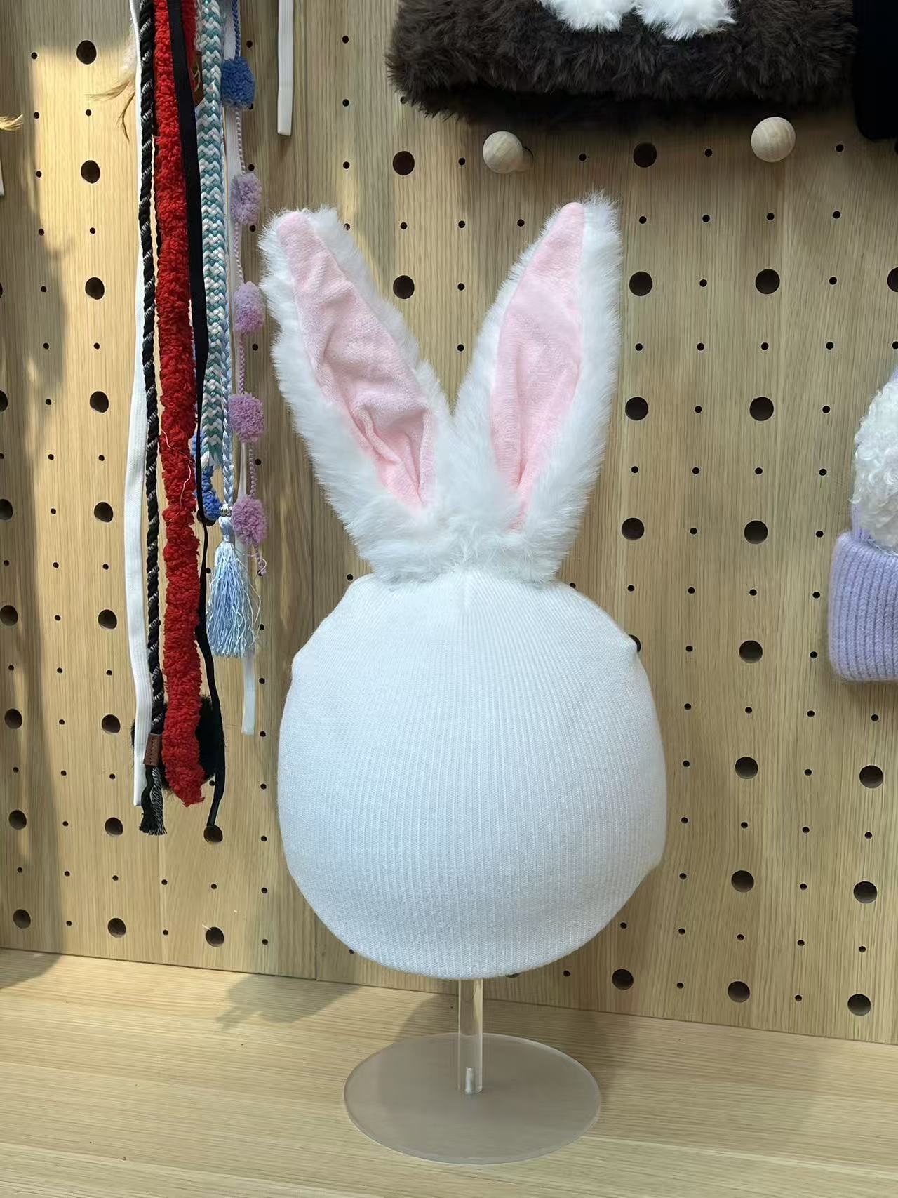 Oreilles de lapin blanc