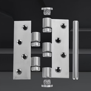 Bisagra de Acero Inoxidable SSR de 4 Pulgadas con Apertura de 180 Grados, Diseño Contemporáneo, Montaje en Superficie para Puertas Exteriores de Apartamentos y Muebles - Product Image 2